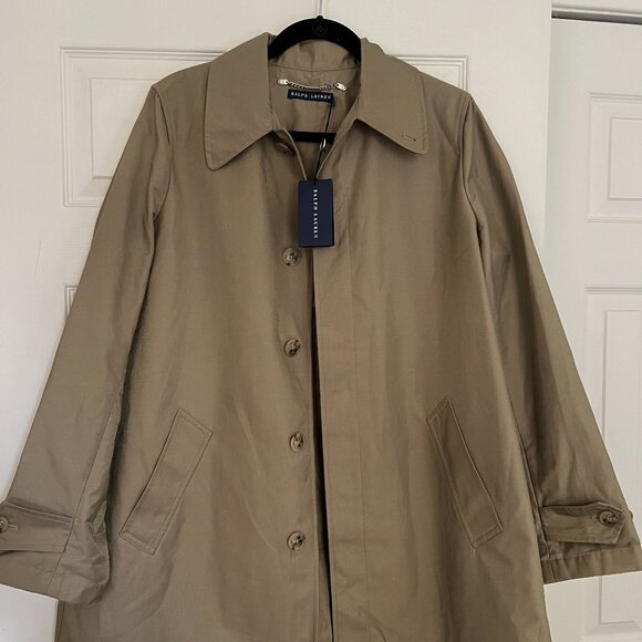 NWT Ralph Lauren A-Line Trench Coat - Picture 1 of 5
